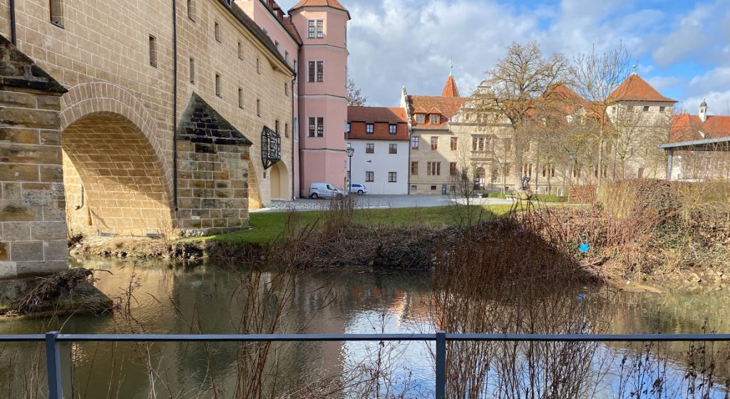 Amberg - neue Ufermauer Amberg - neue Ufermauer