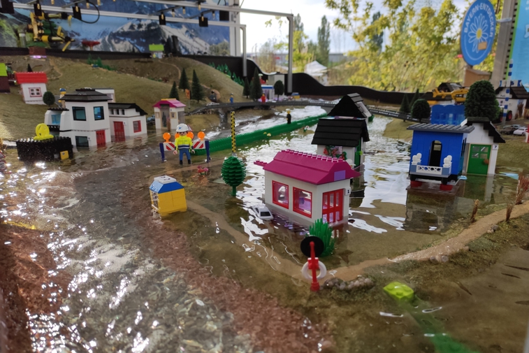 Impressionen vom Naturgefahrenmodell