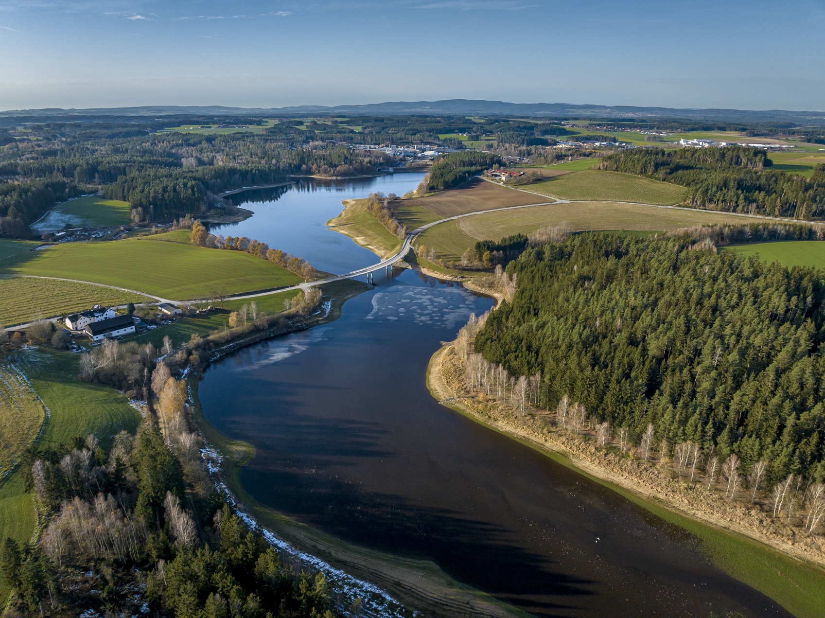 >Blick auf den Liebensteinspeicher (© Simon Süß) 