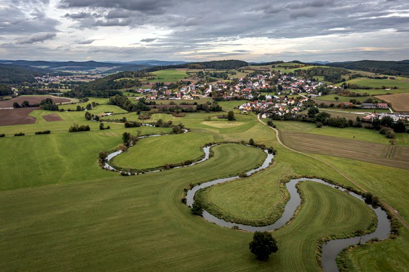 Die Schwarzach bei Altfalter
